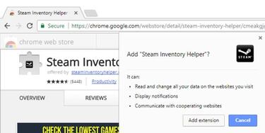 ¡Cuidado! la extensión de Google Chrome de Steam espía tus búsquedas