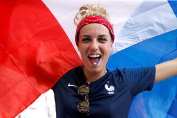 Las mejores imágenes de los aficionados desplazados a la Copa Mundial Femenina de Fútbol celebrada en Francia para animar a sus respectivas selecciones.