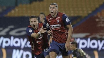 Agustín Vuletich en un partido de Independiente Medellín en la Liga BetPlay