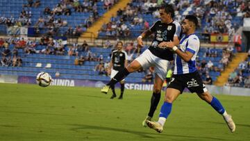 Imagen del partido entre el Hércules y el Mar Menor