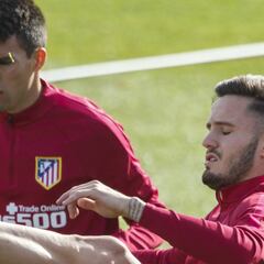 Saúl y Gaitán apuntan a titulares en la visita del Málaga