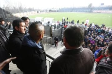 Ya de vuelta en nuestro país, el flamante refuerzo del Bayern Munich de Alemania ha participado en distintas actividades. Una de ellas fue la inauguración del estadio de San Joaquín que llevará su nombre.