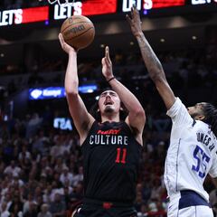 El bajón de Jaime Jáquez Jr. en la recta final de la temporada NBA