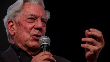 Abril 30 de 2014. Bogotá. El escritor peruano Mario Vargas Llosa, estuvo este miércoles en un conservatorio en la Feria delLibro de Bogotá. (Colprensa - Mauricio Alvarado)