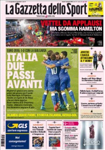 Portadas de la prensa deportiva