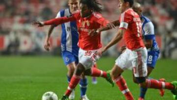 Renato, durante el Benfica-Oporto del viernes.