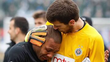 Luiz se fue llorando por cánticos racistas del derbi de Belgrado