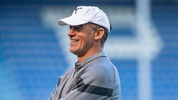 Luis García Plaza en Mendizorroza