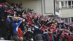 Seguidores del Rayo Vallecano.