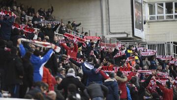 Seguidores del Rayo Vallecano.