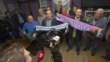 Una de las numerosas peñas del Real Madrid repartidas por Cataluña.