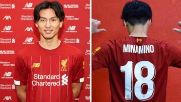 El jugador japonés recién fichado por el Liverpool, Takumi Minamino.