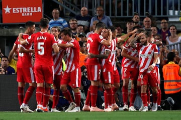 1-1. Stuani celebró el gol del empate.