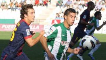 Jos&eacute; Carlos, en un partido ante el Barcelona B.