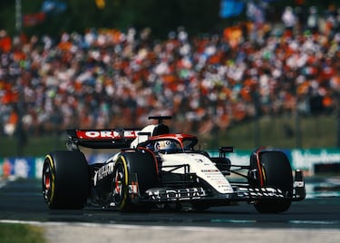 Daniel Ricciardo durante la carrera del Gran Premio de Hungría de Fórmula 1 disputado en el circuito de Hungaroring.
