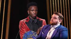 Ibai se equivocó de idioma al traducir a Vinícius Júnior en la gala del Balón de Oro
