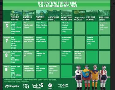 Cine y fútbol en favor de los damnificados