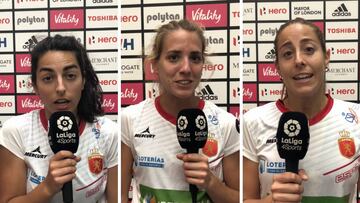 Las declaraciones de las "Red Sticks" tras el pase a semifinales del Mundial
