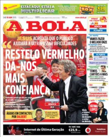 Portadas de la prensa deportiva