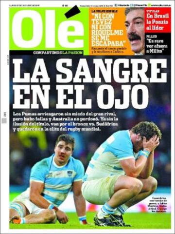 Portadas de la prensa mundial