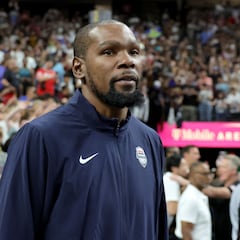 Kevin Durant returns to Team USA practice ahead of Olympics opener
