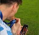 Messi saca a la luz la primera videollamada que hizo tras ganar la Copa América