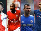 ¿Quiénes son los jugadores más destacados que han jugado para Arsenal y Chelsea?