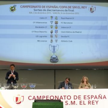  Vista general del sorteo de los dieciseisavos de final de la Copa del Rey 