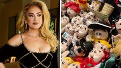 Video: Adele presume su colección de peluches del Dr. Simi