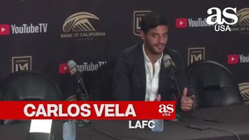 Un feliz Carlos Vela celebra apertura del estadio de LAFC