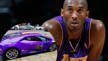 Un fan de Kobe Bryant tunea un Lamborghini en homenaje al exbaloncestista