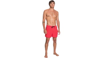 Bañador Quiksilver Everyday Solid Volley rojo para hombre
