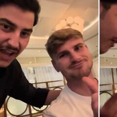 Timo Werner’s jaw-dropping reaction to fan’s question about missing open goals