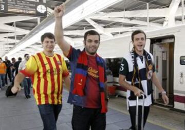 Así vivió Valencia la final de Copa