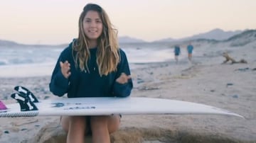 Ana Laura González, surfista que estuvo presente en la segunda temporada del reallity.