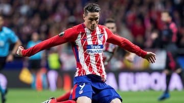 El delantero del Atlético de Madrid, Fernando Torres.