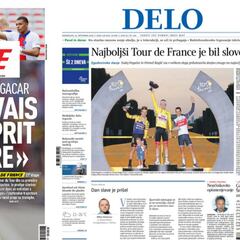 El "espíritu libre" de Pogacar copa las portadas tras el Tour