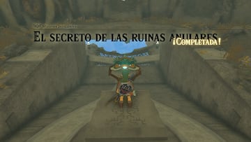 the legend of zelda tears of the kingdom nintendo switch guia el secreto de las ruinas anulares