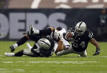 La crónica en imágenes del Texans-Raiders en el Azteca