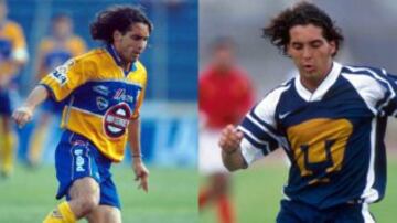 Santillana es otro de los futbolistas que jugó en ambos clubes. El canterano de Pumas estuvo con los del Pedregal de 1990 a 1996. Para 1997, portó los colores de Tigres