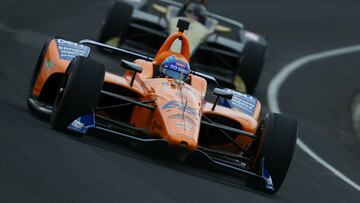 Fernando Alonso (McLaren) en la Indy 500 2019.
