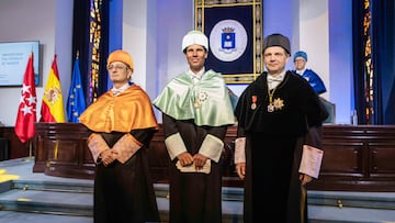 Rafa Nadal, en la UPM.