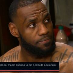 La amenazante rajada de Lebron totalmente innecesaria
