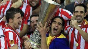 Falcao vuelve a ser campeón de la Liga Europa con el Atlético de Madrid