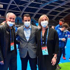 La presión ante Hassan
Mustafa le salió bien a España