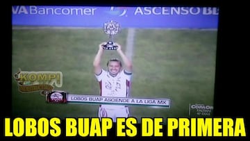 Los memes celebran el ascenso de Lobos BUAP