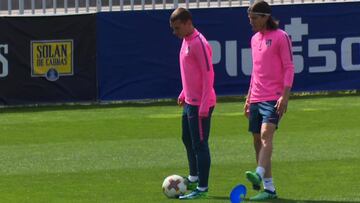 Inseparables: la felicidad de Griezmann por la vuelta de Filipe