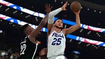 Ben Simmons, con los Sixers.