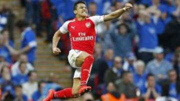 Alexis, con el Arsenal.