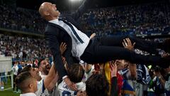 Zidane eufórico: "Los jugadores lo hicieron de pu... madre"